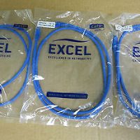 excel-3-meter-patch-leads-blue