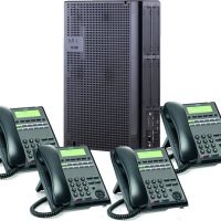 nec_sl2100_phone_system with 4 handsets